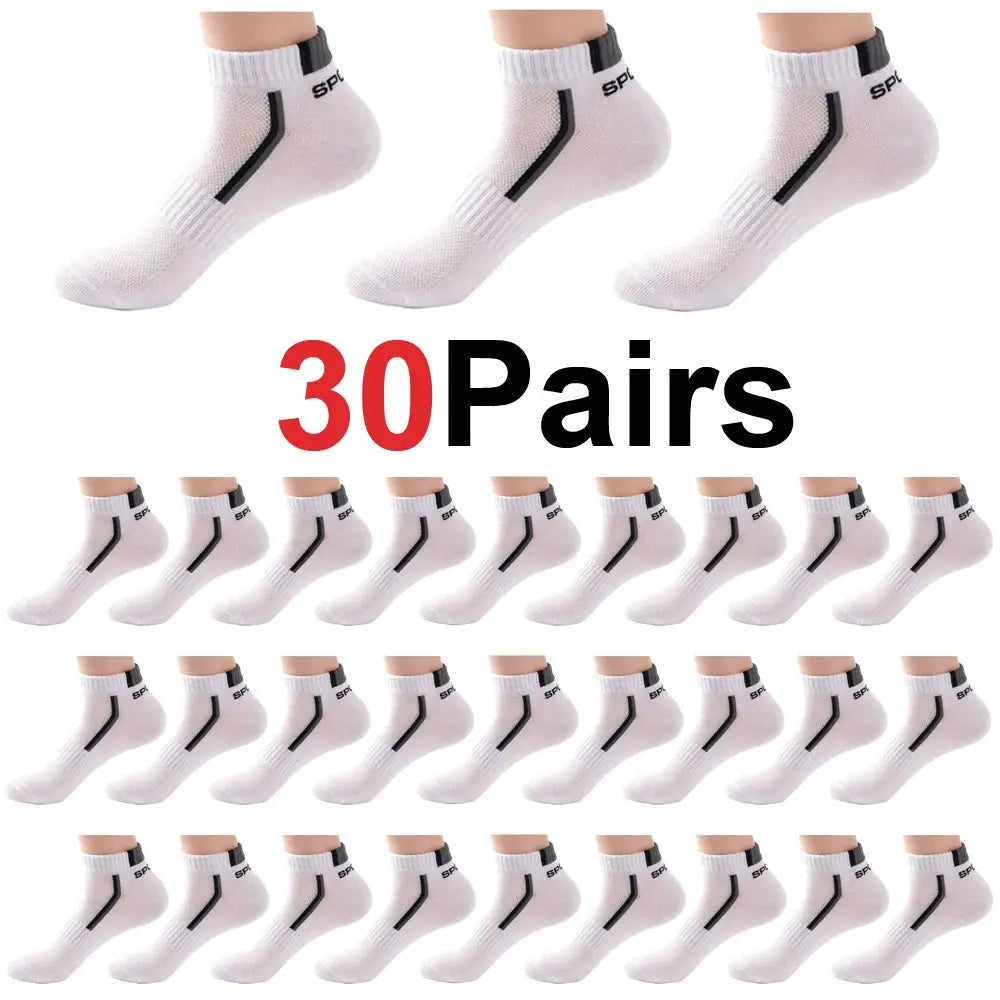 Mens Anti Slip Ankle Boat Socks Five Pairs For Business And Sports Breathable Sweat Resistant Odor Resistant Comfortable