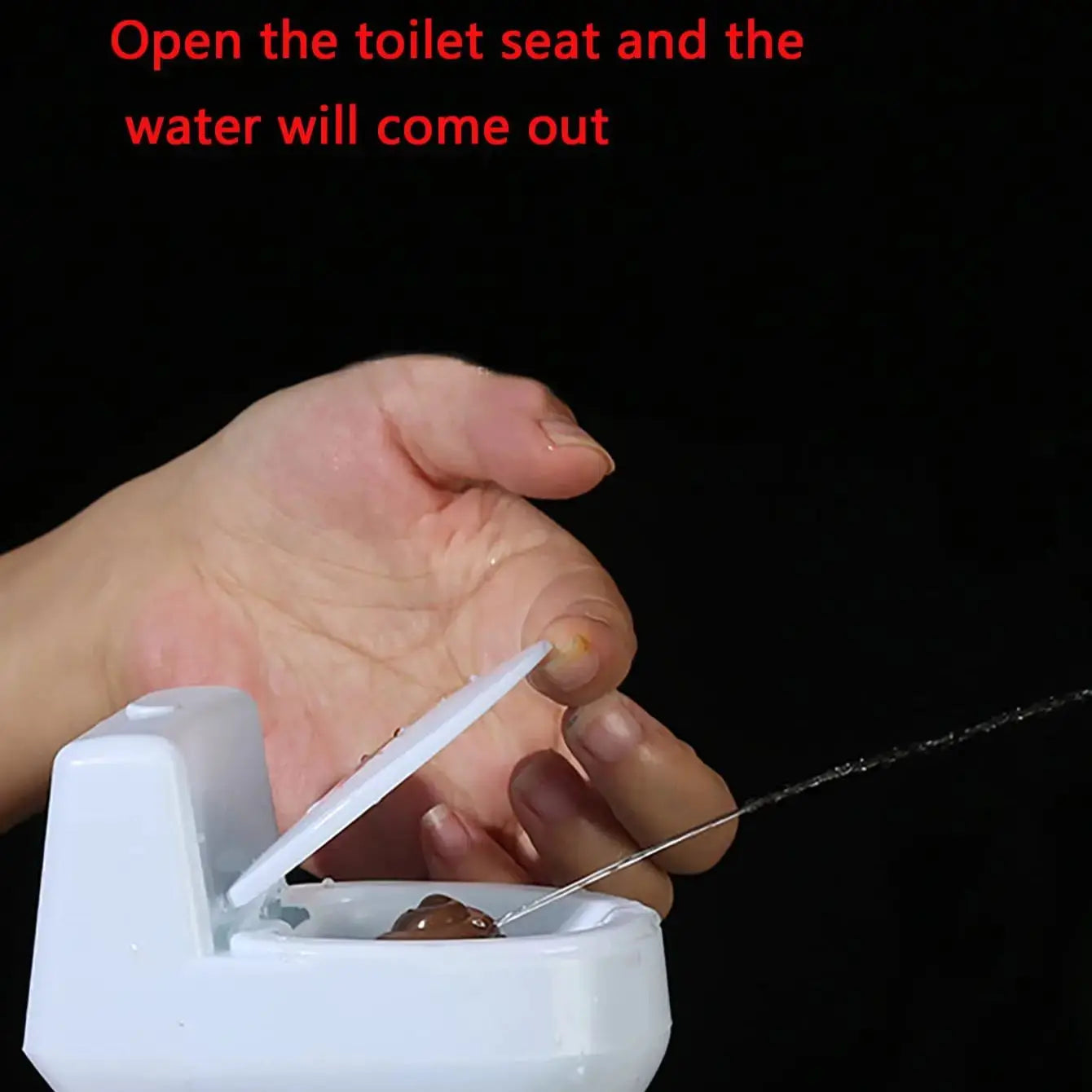 Novel Poop Spray Prank Toy For Adults And Teens Mini Toilet Sprinkler Gun Gag Gift Simulation Toy