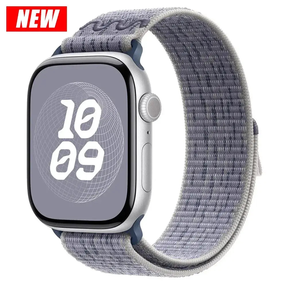 Nylon Loop Strap for Apple Watch Ultra 3 49mm Bracelet iWatch 11 10 9 8 7 6 5 4 se Sport NEW Design 42-46mm 45mm 44mm 41mm Band