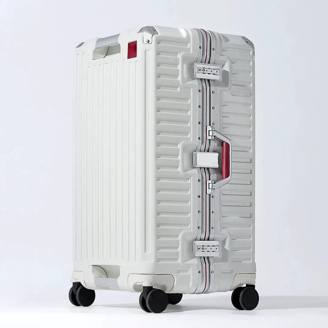 VoyageCraft Wide Handle Carry On Suitcase Aluminum Frame Luggage 20 24 26 Inches