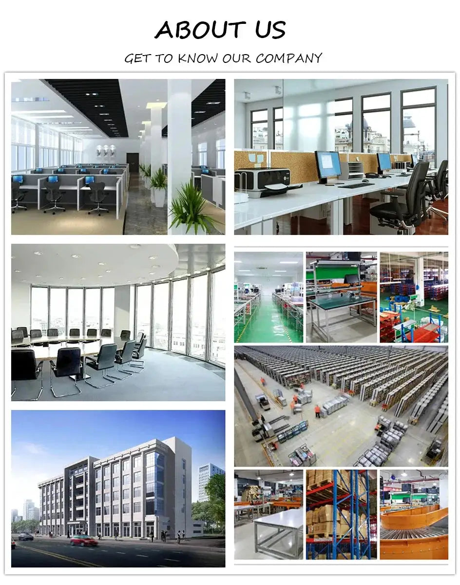 LED faucet head glow water-saving aerator by Simples Market collage of office and factory photos