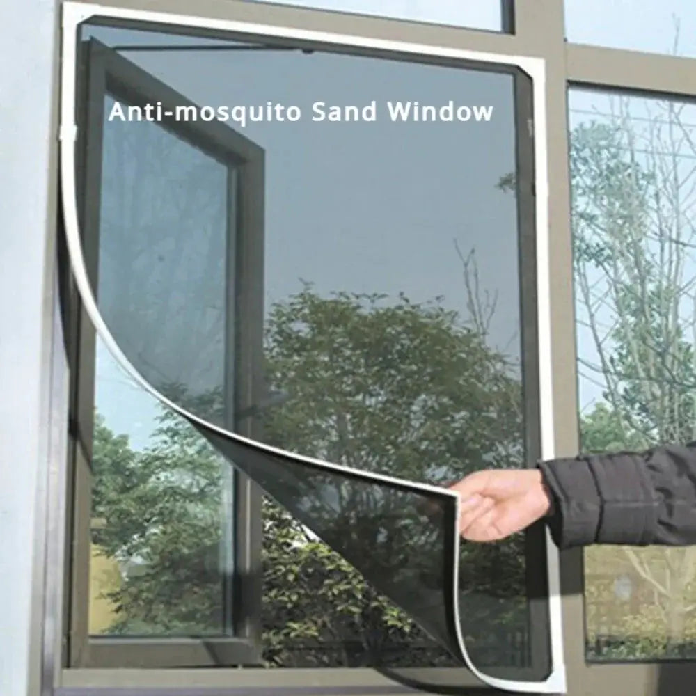 DIY Mosquito Net for Bed and Window Indoor Self Adhesive Mesh Fly Screen Curtain for Home Garden