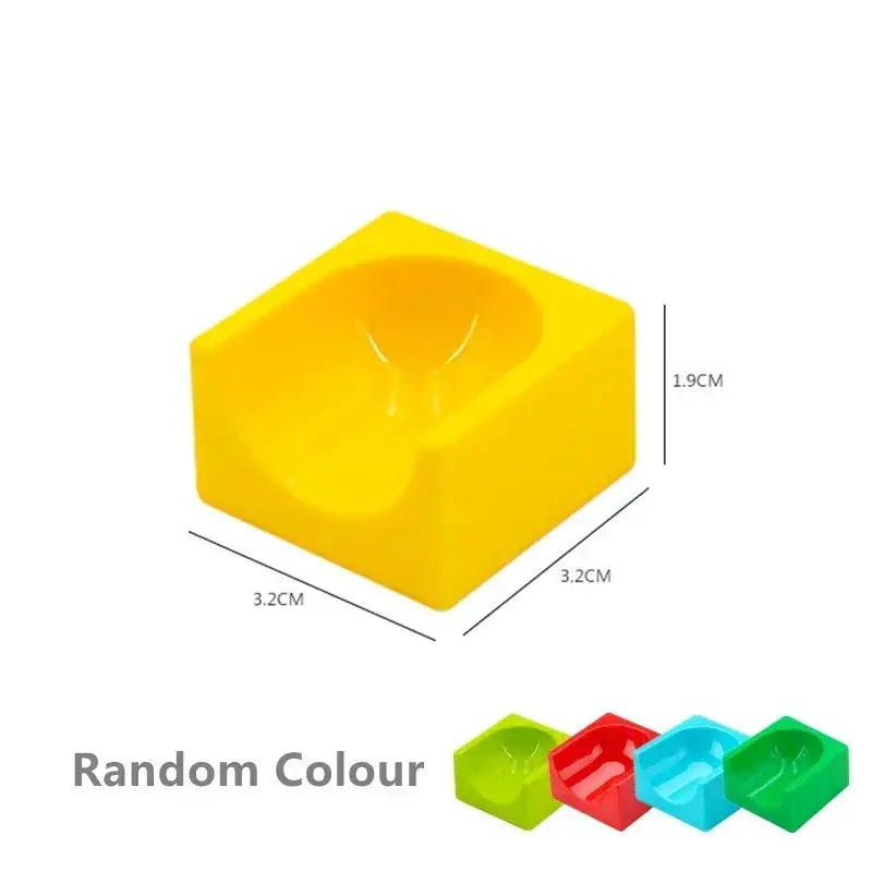 Big Size Building Blocks Marble Race Run Maze Educational Toy For Kids With Large Bricks And Ball Chute Giraffe Gift