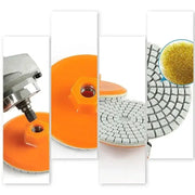 80mm Ceramic Tile Trimming Polishing Disc for Angle Grinder Dry Polishing Marble Quartz Stone Chamfering Edge