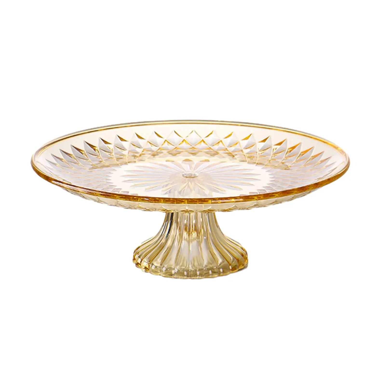 Clear Acrylic Serving Plates Set 15 20 25 30cm Dessert Tray Stand