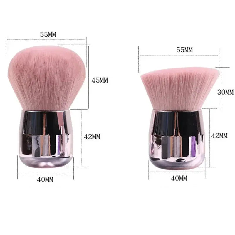 ProNail Mushroom Head Nail Brush With Soft Fibrous Hair For Precise Gel Art Dust Cleaning And Makeup