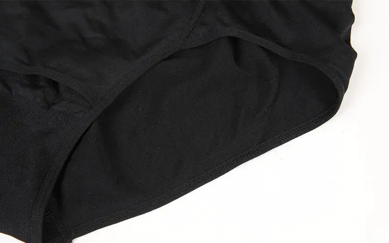 Miss Moly men's high waist shapewear shorts, black double-layer tummy control.