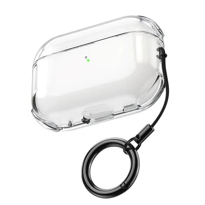 Transparent TPU Case For AirPods Pro 1st And 2nd Gen 3rd Gen And 4th Gen With Lanyard Shockproof Crystal Clear Cover