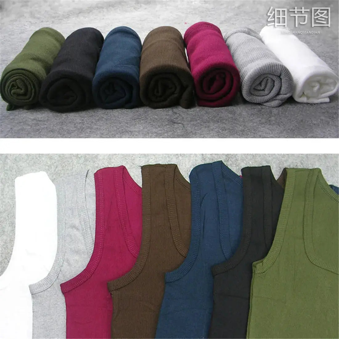 2024 Mens Pure Cotton Tight Tank Tops For Casual Sports Quick Drying Sleeveless Bodybuilding