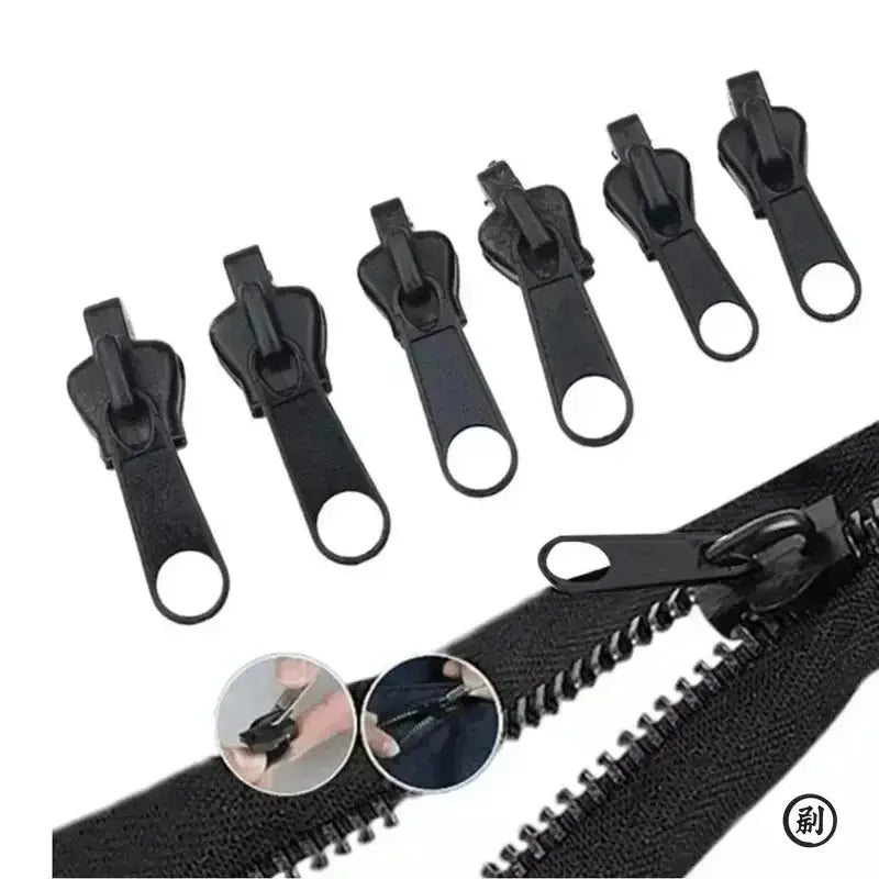 Universal 3 Size Zipper Repair Kit Instant Fix Replacement Zip Slider Teeth Rescue For Clothes Bags Accessories