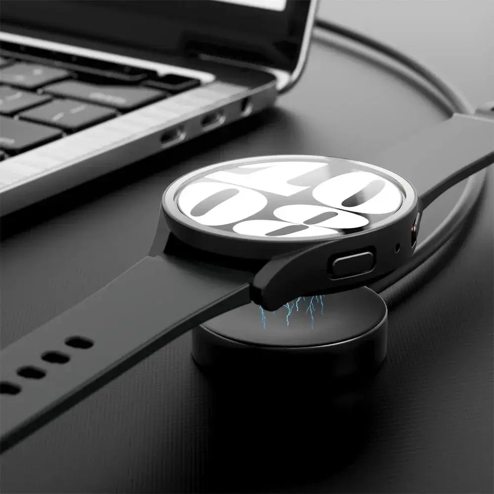 Simples Market matte hard PC case with tempered glass screen protector for Samsung Galaxy Watch 7/6/5/4