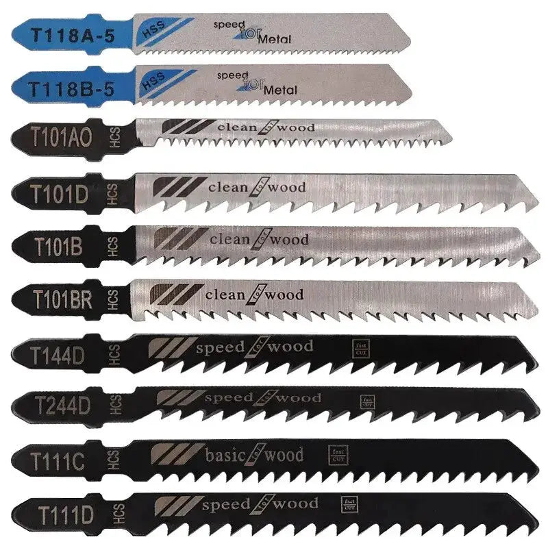 10 Piece Set Electric Saw Blades For Woodworking Metal Plastic With Fine And Coarse Teeth To Prevent Edge Collapse