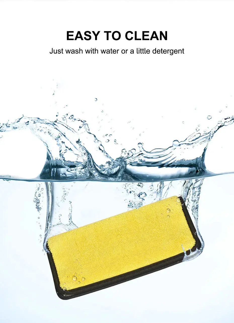 SEAMETAL high-end yellow microfiber car wash towel for detailing and drying