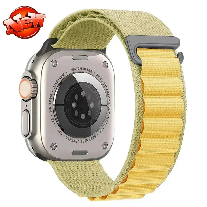 Alpine Loop Band for Apple Watch Ultra 49mm 11 10 9 8 7 46mm 42mm 45mm 41mm Nylon Wristband iWatch Series 6 5 4 SE 44 40mm Strap