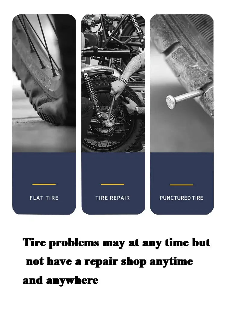 Simples Market Ultimate Tire Repair Tool Kit for cars, motorcycles, trucks and bicycles with tire strips and plug tools