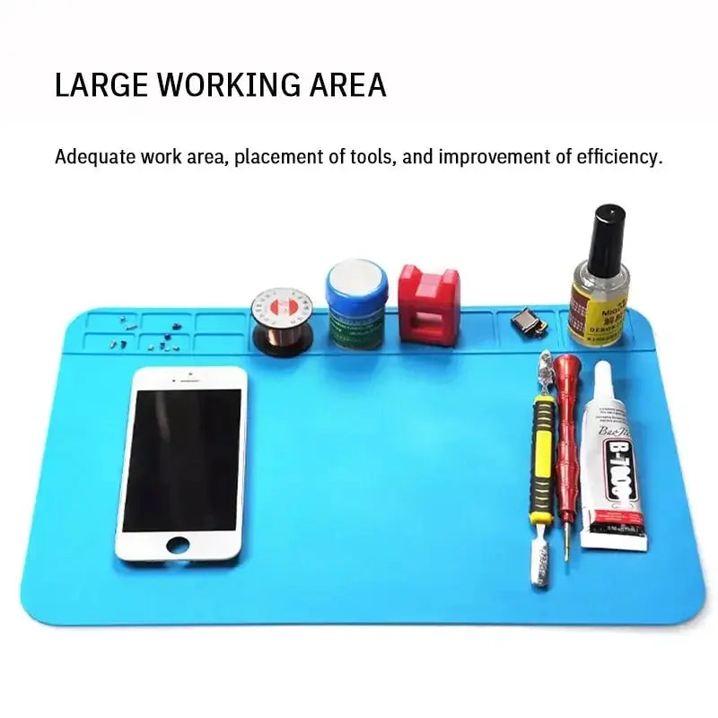 TechGuard Silicone Repair Pad Pro Waterproof Heat Insulation Pad For Electronics And Motherboard Repairs