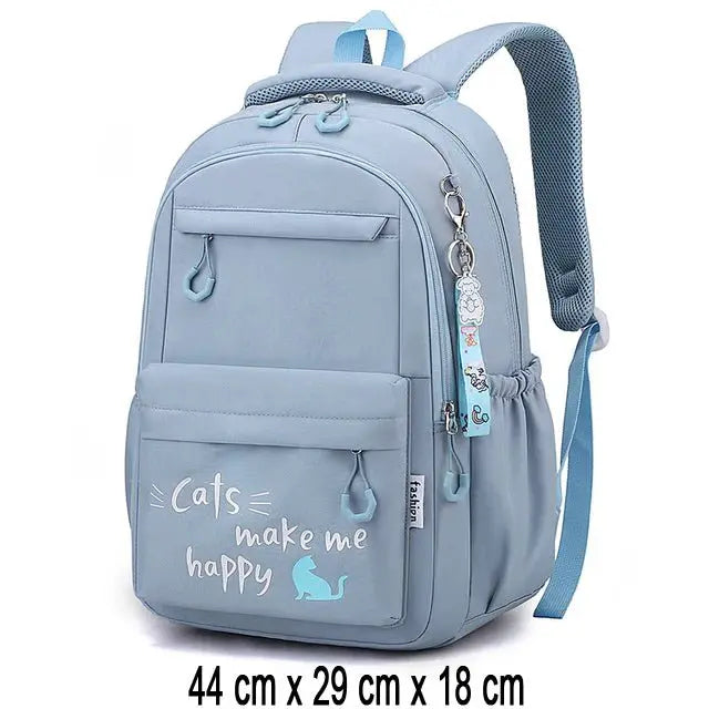 Pink Kawaii School Backpack - Simples Market