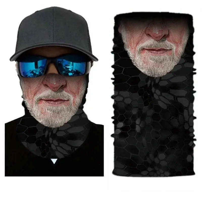 Seamless Tactical Neck Gaiter Bandana Scarf For Men Face Mask Balaclava For Cycling Skiing Motorcycle Hiking