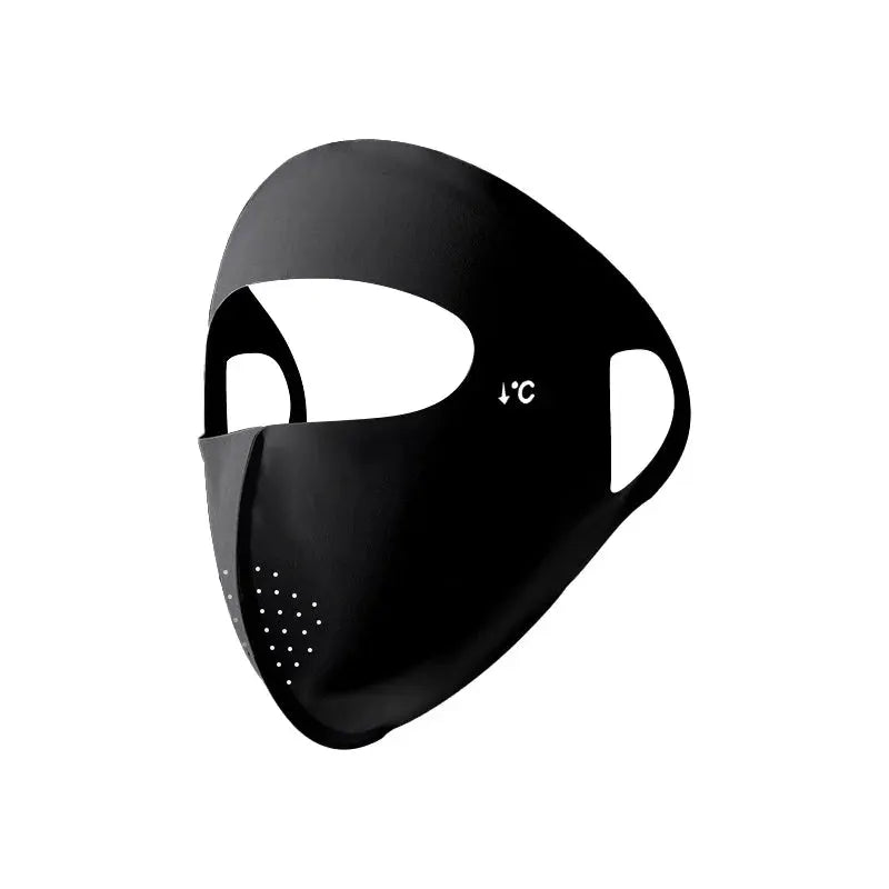 Summer Full Face Mask Sun Protection For Men And Women Unisex Outdoor Travel Ice Sense Breathable Elastic Facekini