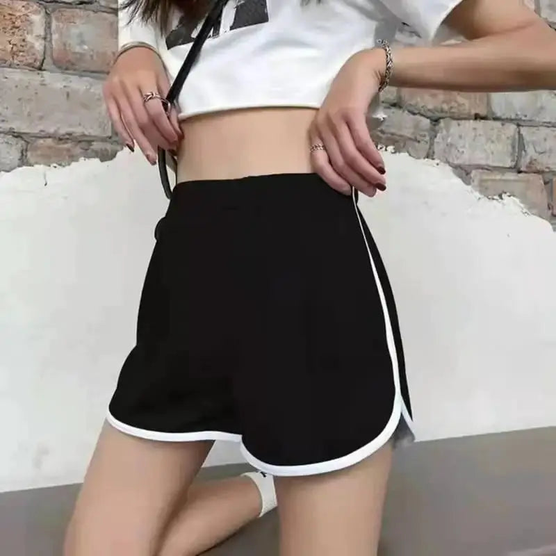 Zenova Women Elastic Shorts Loose Fitting Quick Dry Summer Running Leisurewear Durable Against Wear And Tear