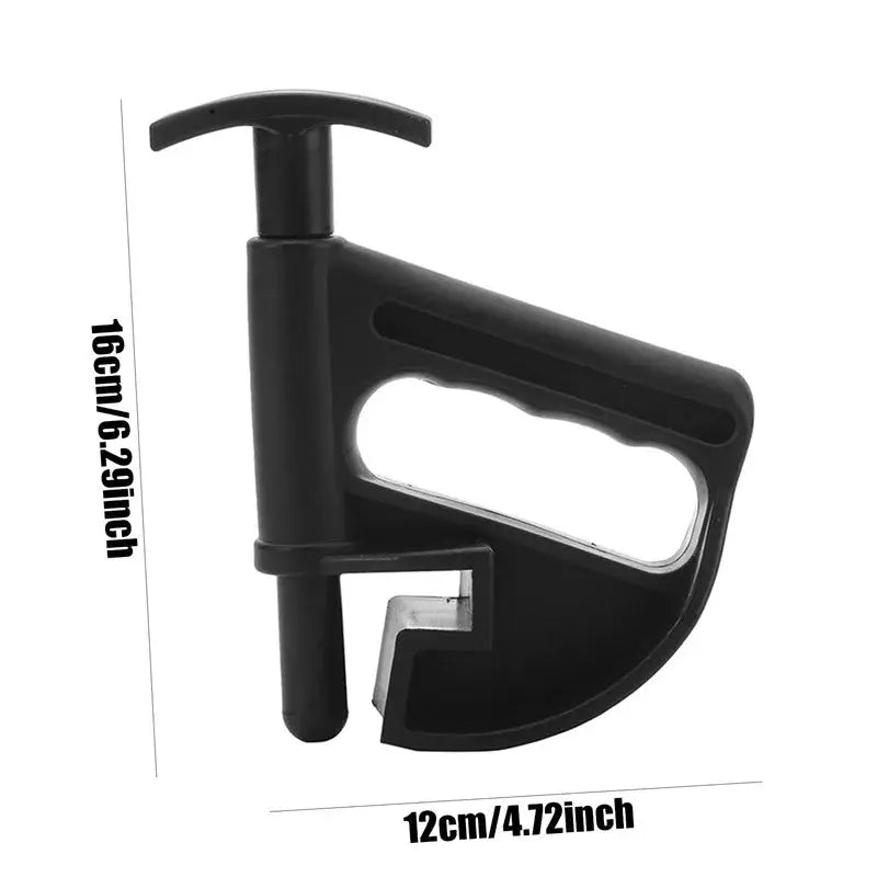 Car tire bead clamp tool, black universal wheel changing accessory