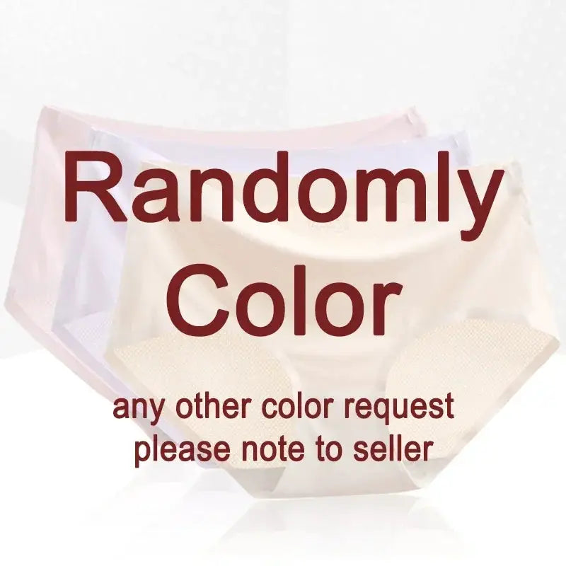 3-piece women's seamless lace briefs by Simples Market; breathable low-waist panties in assorted colors.