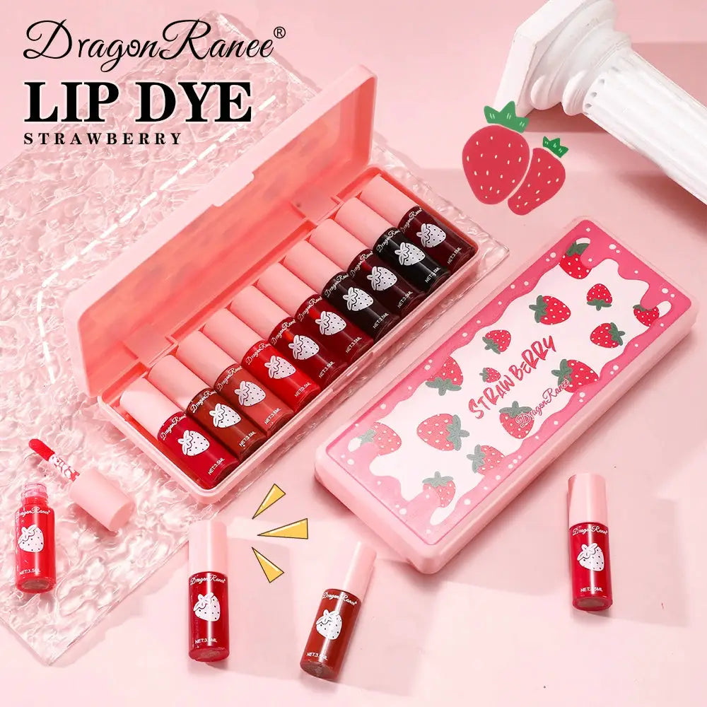 10 Pack Water Stain Lipstick Set Hydrating Lip Lotions With Long Lasting Color Film Non Fading