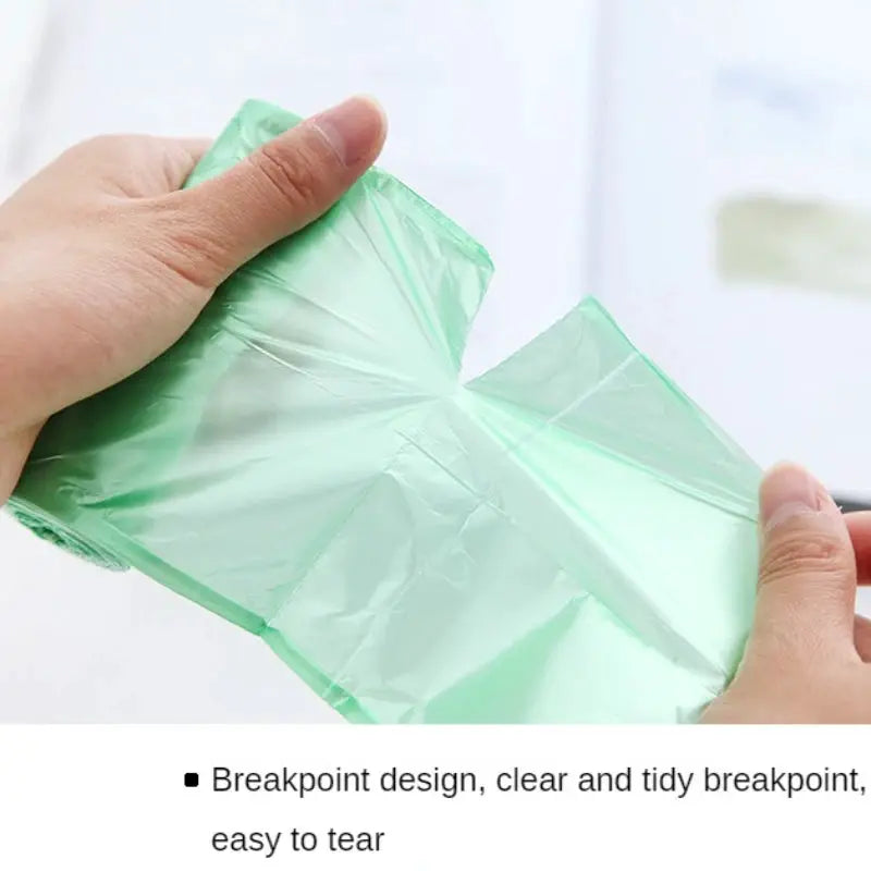 5 Rolls Pack Small Disposable Trash Bags For Kitchen Cleanup And Household Waste Bags