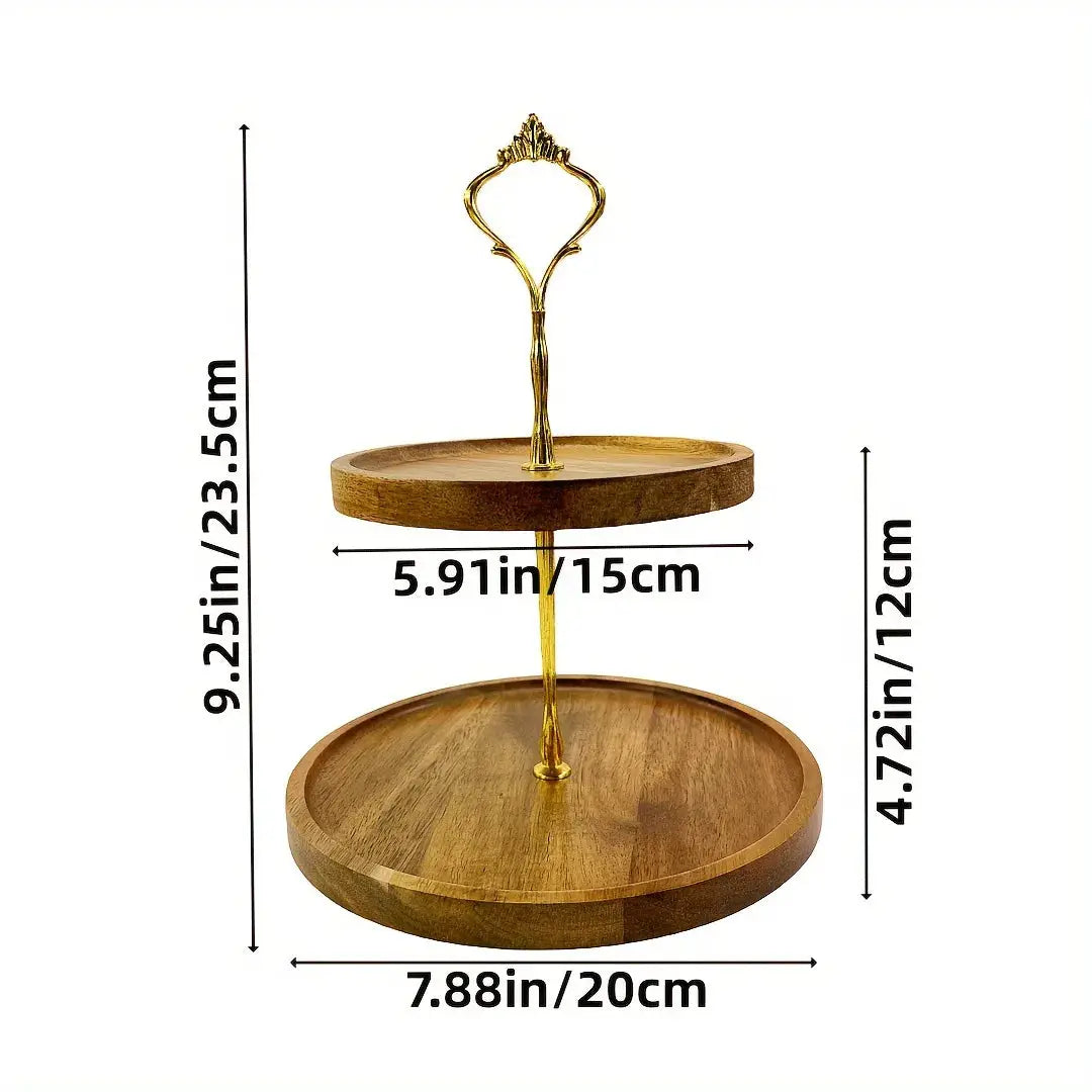 Japanese Solid Wood Fruit Plate Tray Set Multi Size Snack Platter