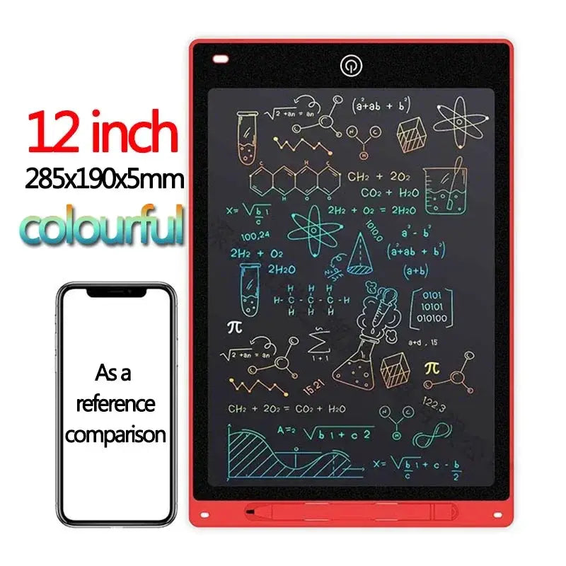 10 And 12 Inch LCD Writing Tablet For Kids Graffiti Sketchpad Handwriting Blackboard Toy Gift