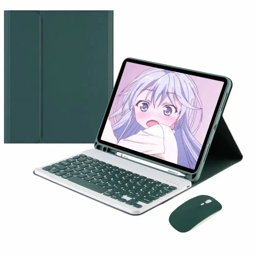 Candy Color Bluetooth Keyboard Case With Magnetic Leather Stand For iPad 10.2 Inch Gen 7 8 9 10 Pro Air Mini 5 6