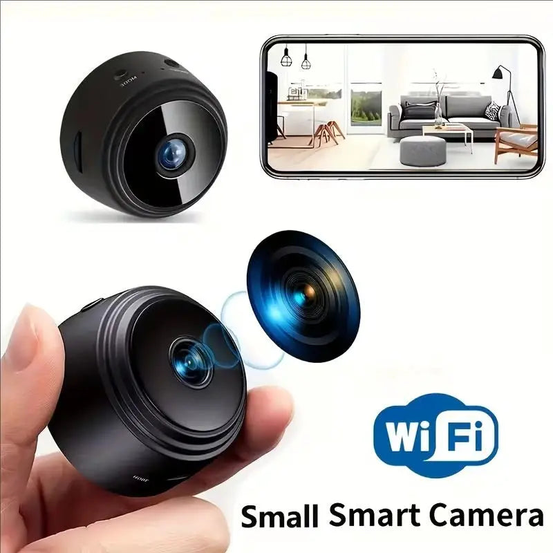 A9 Mini Surveillance Camera With WiFi 1080P HD Night Vision Camcorder For Home Security And Remote Monitoring