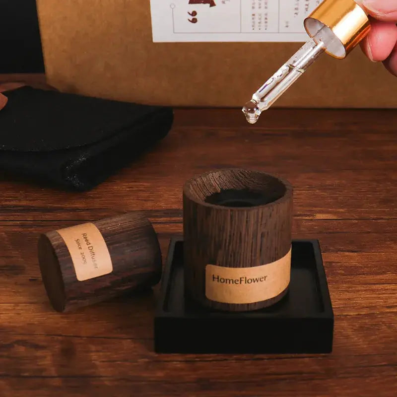 Black Walnut Essential Oil Diffuser for Indoor Aromatherapy Sleep Aid Home Fragrance Fresh Air