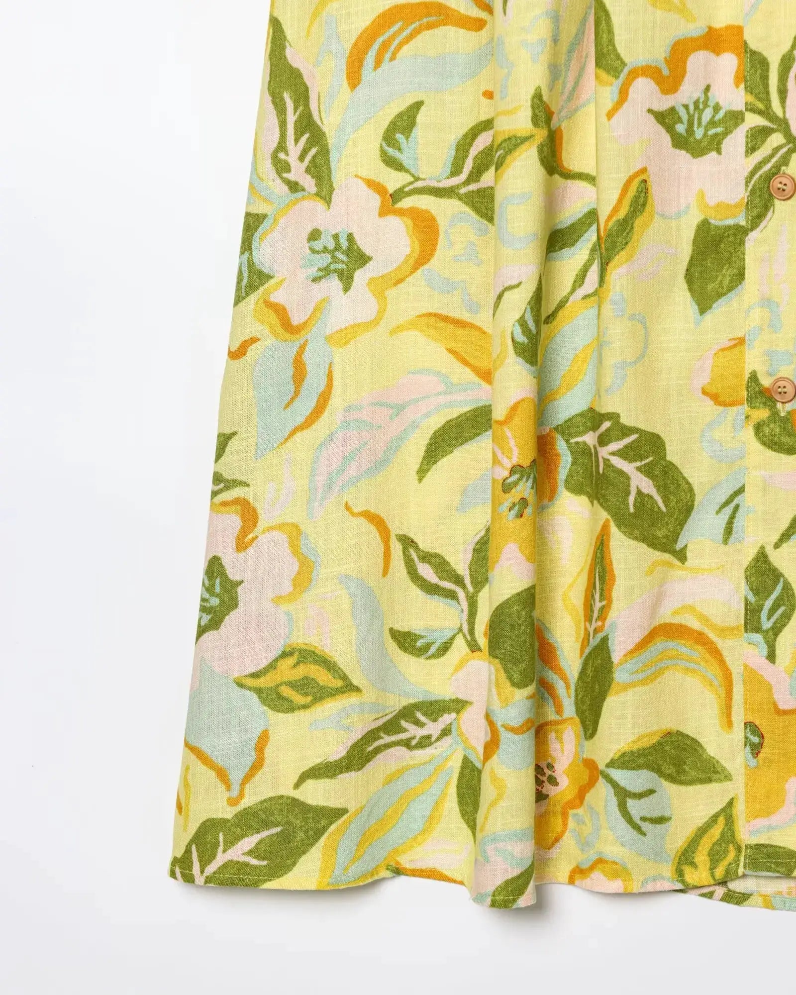 Floral Print Two Piece Set Women Crop Camisole A Line Skirt Beachwear