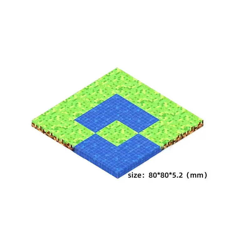 Magnetic Base Plate Variety Pack For Building Blocks Compatible With Most Brands Ages Three And Up DIY Kids Toy