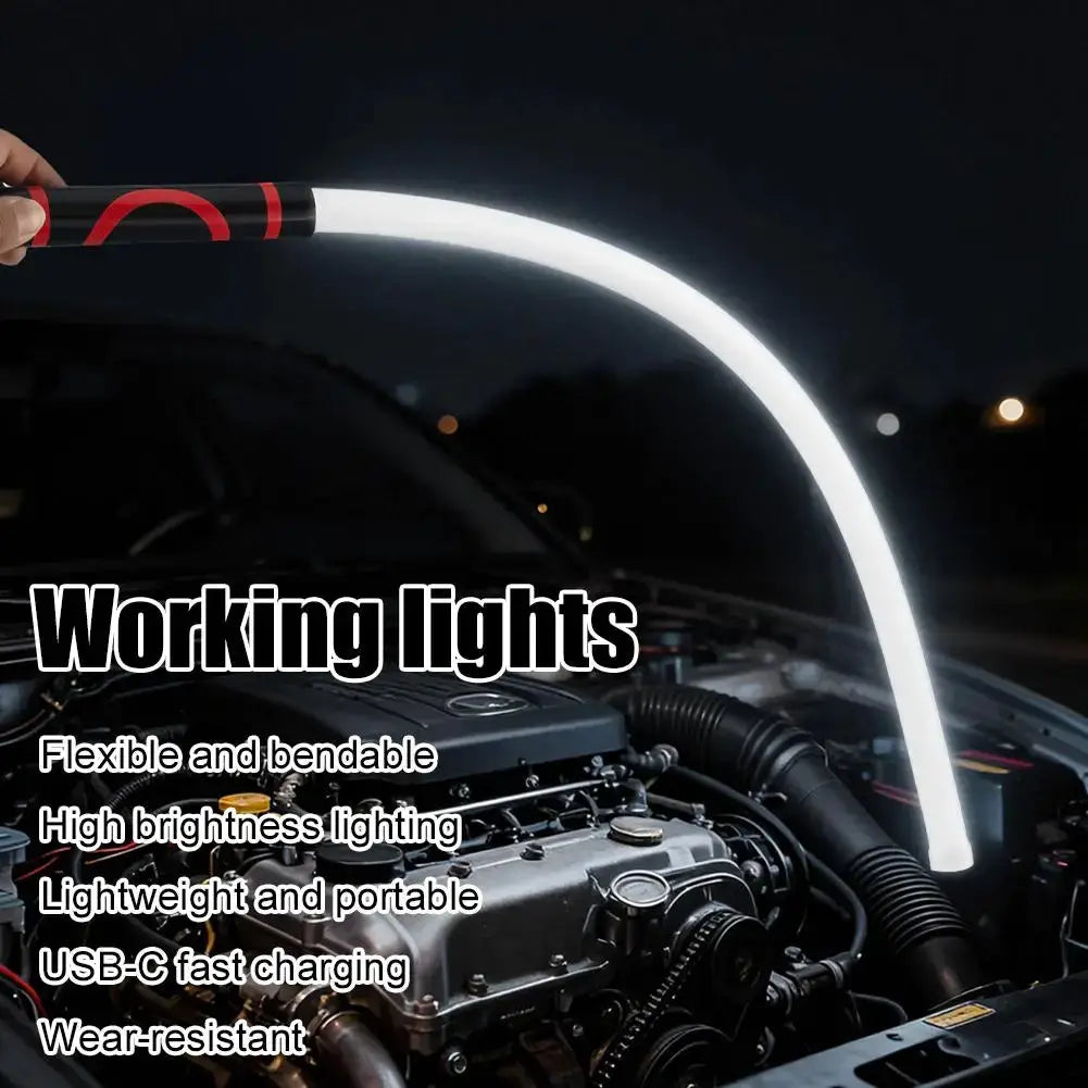 73cm flexible LED work light by Simples Market, USB-C charging