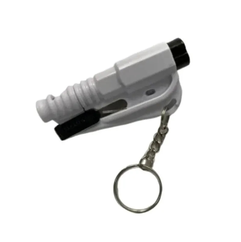 Safety Hammer With Rescue Whistle 2 In 1 Car Escape Tool Window Breaker And Seatbelt Cutter Compact Emergency Tool