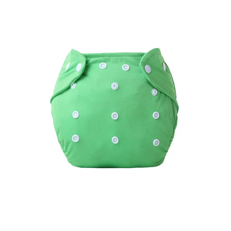 Eco Friendly Washable Reusable Cloth Diapers For Babies Grid Pattern Cotton Adjustable Training Pants 1 To 3 Years