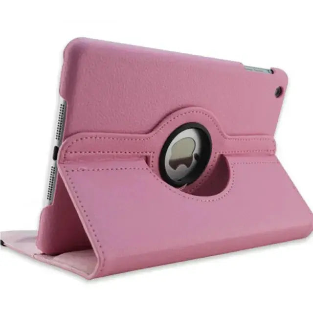 LuxeCase Leather Stand Cover For iPad 9.7, 10.2, 10.9 And 11 Inch Models With Full 360 Degree Rotation