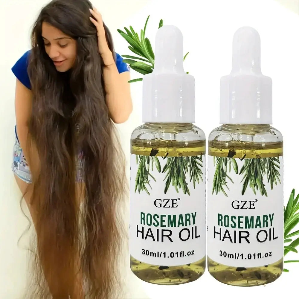 GZE Rosemary Oil For Hair 2 Pack Strengthens Hair And Revitalizes Scalp For All Hair Types