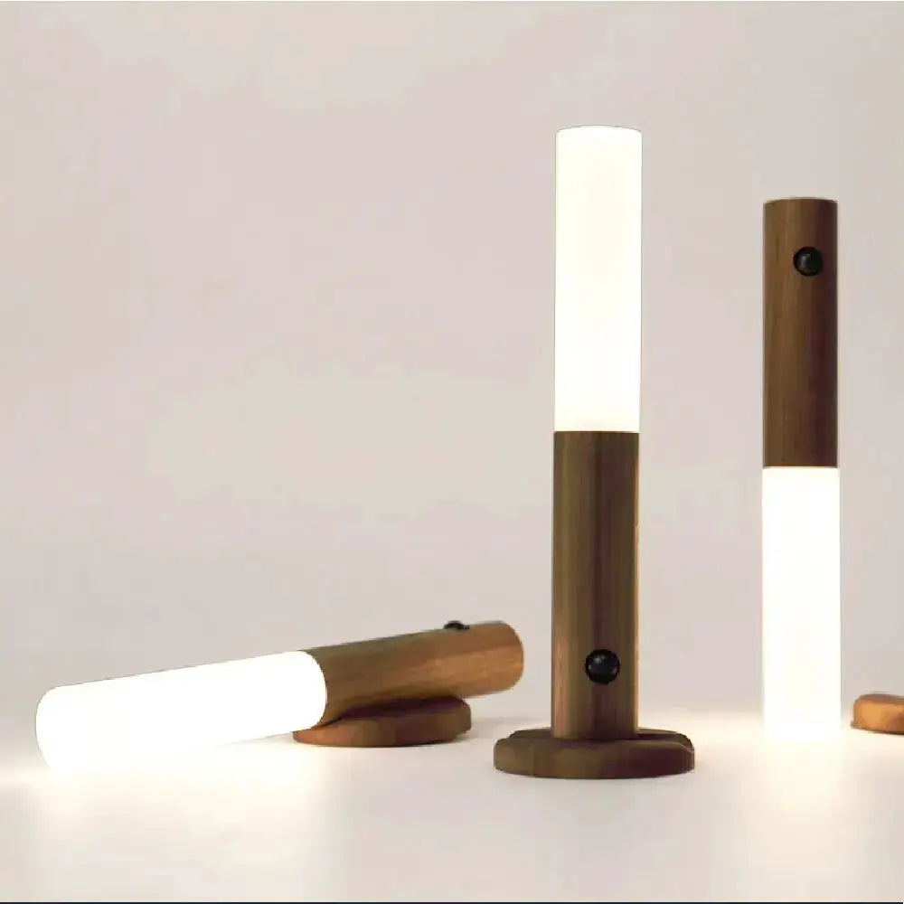 LED Night Light USB Charging Motion Sensor LED Lamp For Bedside Cabinet Wardrobe Home Lighting