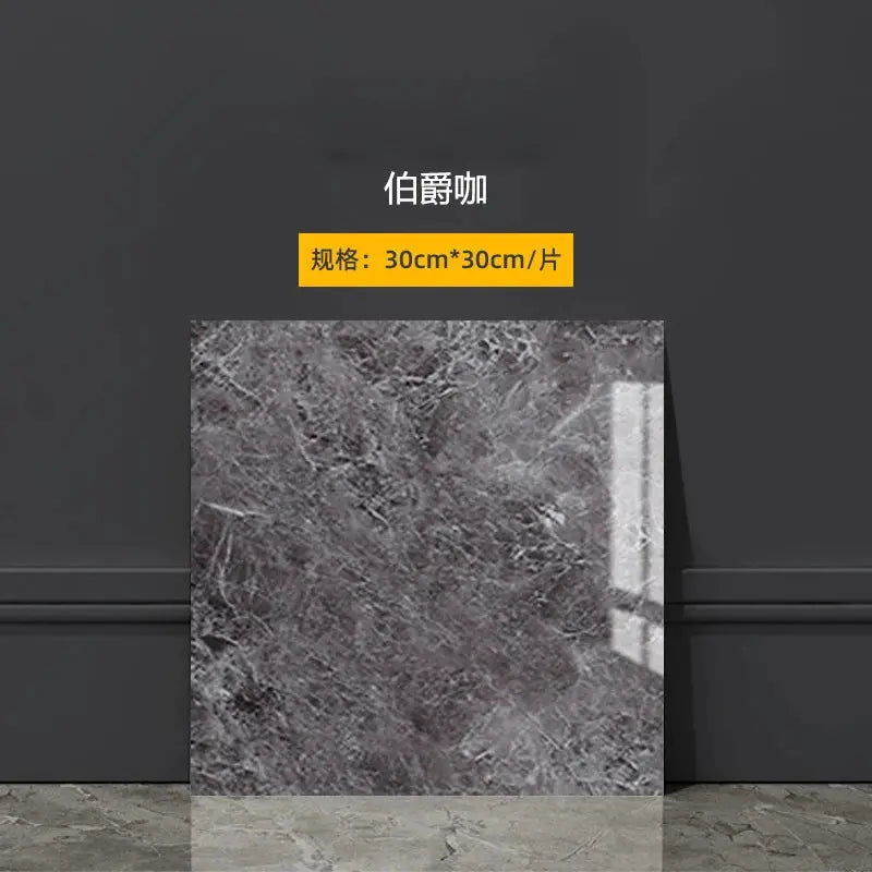 Imitation marble tile 30cm square, Simples Market, 3D self-adhesive wall decor for bathroom and kitchen