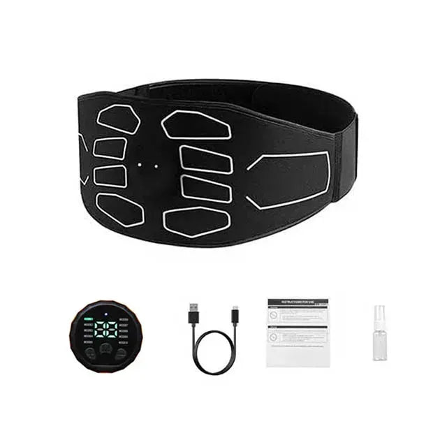 120cm Abdominal Massager Waist Belt Fitness Equipment Muscle Toner For Abdominal Training At Home