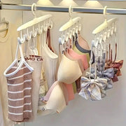 12 Hook Rotating Hanger Space Saving Closet Organizer For Ties Belts
