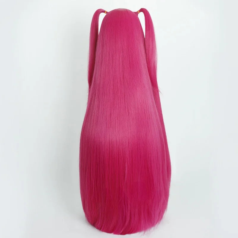 Simples Market long pink magenta cosplay wig, heat-resistant synthetic hair