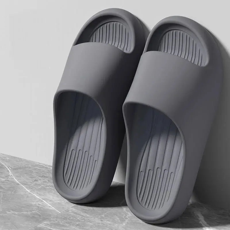 BrightPath Large Size Summer Slippers For Men And Women Lightweight EVA Open Toe Quick Dry Indoor Outdoor Slides
