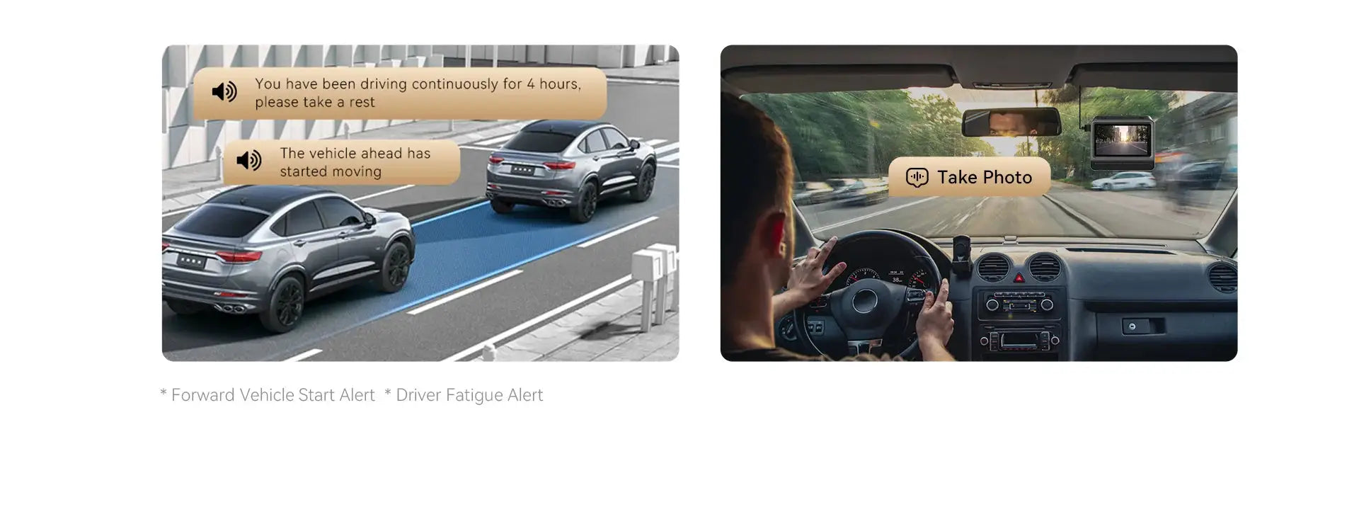 DDPAI Z60 Pro 4K dash cam with front GPS; dual Sony sensors, in-car and road view.