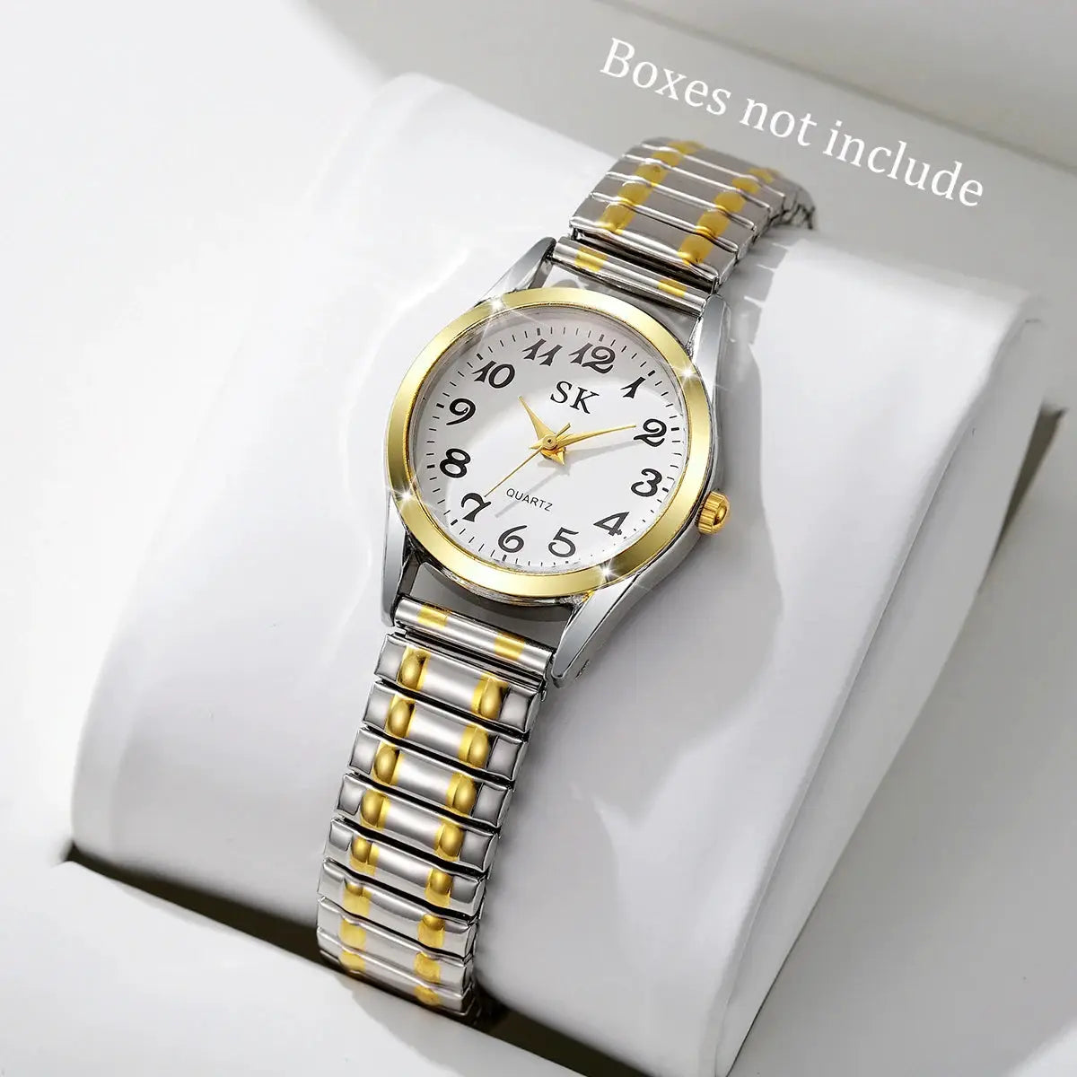 AuroraTime Elegant Small Dial Women Watch 28mm Quartz Movement With Elastic Strap For Everyday Wear