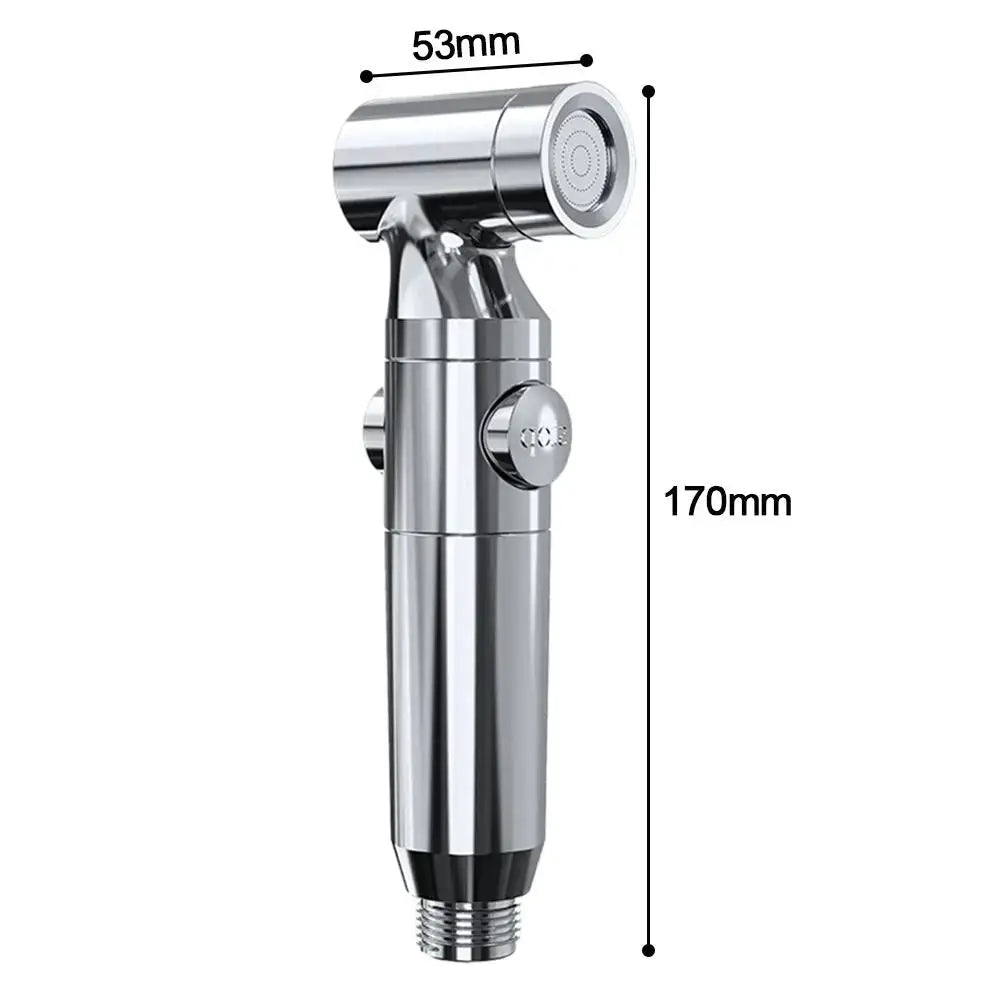 Handheld bidet sprayer by Simples Market, chrome finish, 170mm length