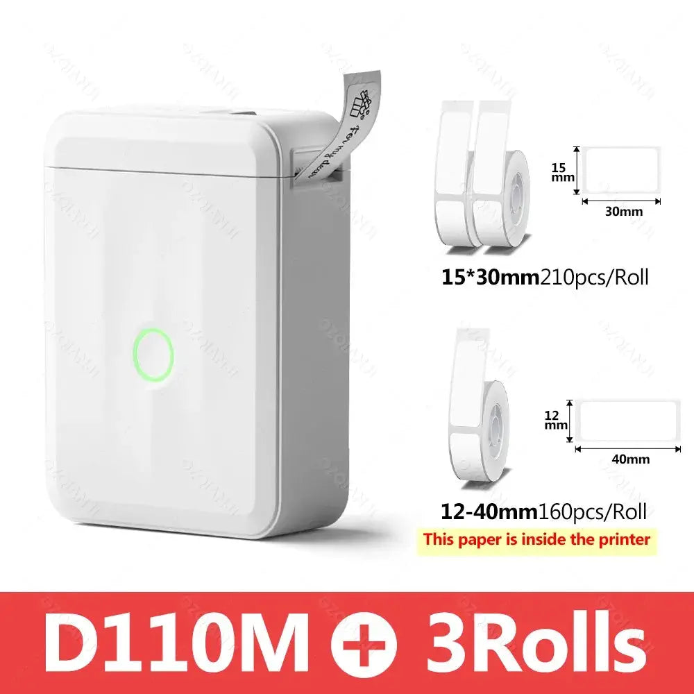 Niimbot D110 Smart Portable Direct Thermal Label Printer With Wireless